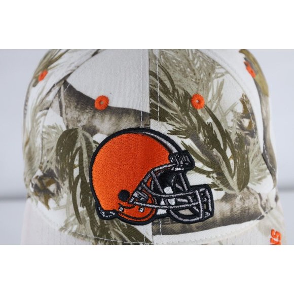 Vintage NFL Cleveland Browns Football Spell Out Realtree Camouflage Hat Cap - Picture 3 of 9
